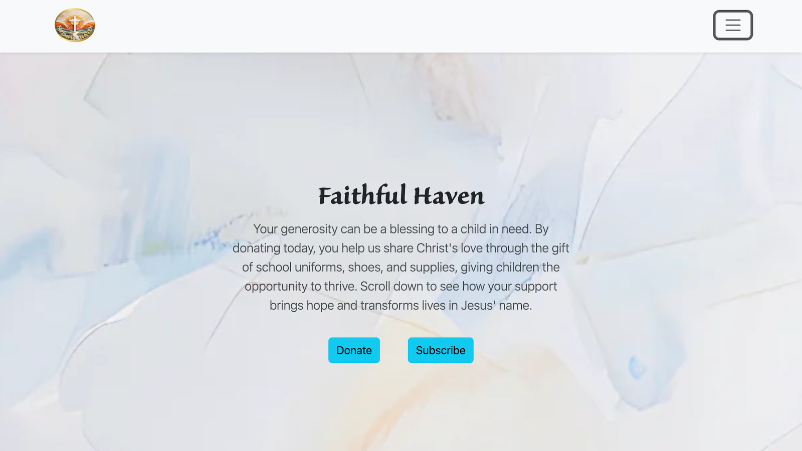 faithfulhaven.org website